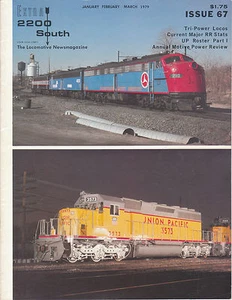 EXTRA 2200 SOUTH #67 TRI-POWER LOCOS, UP ROSTER PART I, MAJOR RR STATS, DIESELS - Picture 1 of 3