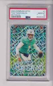 2023 OPTIC MYTHICAL #7 TUA TAGOVAILOA WITH PSA 10 GRADE - MIAMI DOLPHINS - Picture 1 of 1