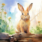 Dekobild Kinder Wandbild Bild Fliese Wandfliese Dekofliese Tiere Hase Kaninchen