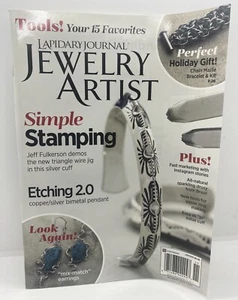 Lapidary Journal Jewelry Artist Magazine November 2017 NEW - Picture 1 of 2