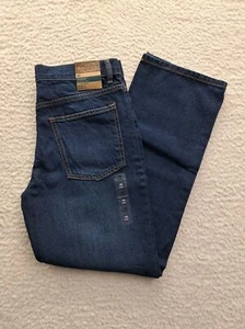 Roebuck & Co Jeans Boys Size 14 Husky Straight Adjustable Waist Sear NEW - Picture 1 of 12