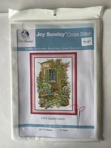 Joy Sunday Cross Stitch Kit - Garden Corner F476 - Picture 1 of 3