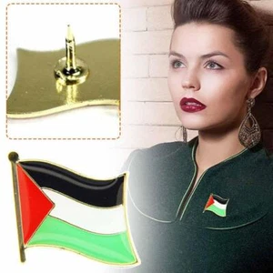 20 PCS Palestine Palestinian Flag Pin Badge Brooch - Foto 1 di 10