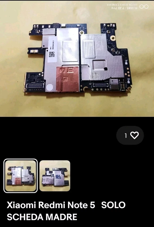 Xiaomi Redmi Note 5   SOLO SCHEDA MADRE  - Immagine 1 di 1