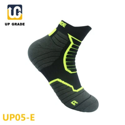 Calcetines al tobillo deportivos de algodón de baloncesto profesionales para hombre y mujer para correr calcetines marrones Foto 1 de 4