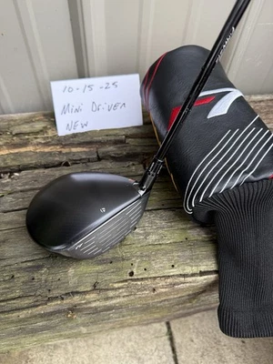 Driver TaylorMade R7 Quad Mini 11,5° eixo rígido flexível grafite, destro - Imagem 1 de 4