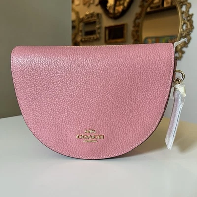 Coach C1432 Bubblegum Pink Ellen Pebble Leather Crossbody Bag New With Tags NWT - Image 1 of 4