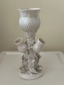 Vintage Belleek Thistle Vase Co. Fermanagh, 3rd Black Mark - Picture 1 of 3