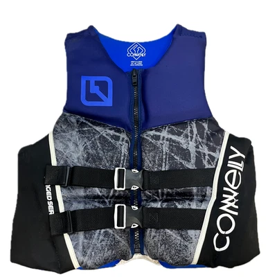 Chaleco Connelly Adulto Grande Promo Neo Azul Cremallera XL US Guardia Costera Aprobado Foto 1 de 4