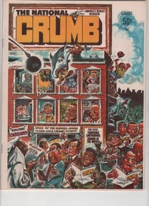 The National Crumb #1,Grandinetti Cvr,Humor/Satire,Mayfair,NM 9.4,1st Print,1975 - Picture 1 of 2