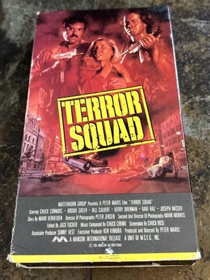 VHS: Terror Squad (1987): Forum Home Video, Chuck Connors - Image 1 of 4
