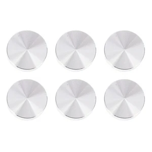 6pcs Round Shape Aluminum Disc Thick Aluminum Disc Aluminum Glass Tops Adapter - Picture 1 of 12