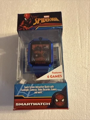 Reloj inteligente interactivo con pantalla táctil Marvel Spiderman con juegos de cámara y más Foto 1 de 4