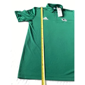 Adidas Entrada 22 Polo Shirt Mens Small Green Athletic Logo Golf Training - Picture 1 of 8