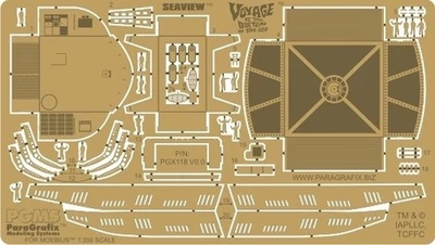 Voyage Bottom Sea - Seaview Photoetched Enhancements For Moebius 1/350 scale Kit - Image 1 of 4