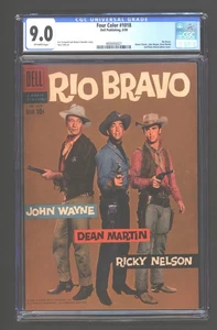 Four Color  1018     CGC 9.0  Rio Bravo   John Wayne Cover   1959 - Picture 1 of 2