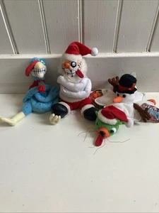 Vintage 1999 Meanies Shocking Stuffers With Original Tags 4 In Lot  - Picture 1 of 8