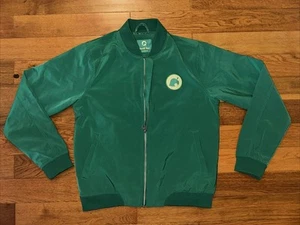 Nook Inc Nintendo Gaming Jacket Medium Green Zip Up Bomber Animal Crossing - Picture 1 of 8