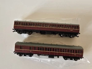 BACHMANN SPUR OO 2 BR WEINROT W46131/W43105 VORORTWAGEN neuwertig  - Bild 1 von 6