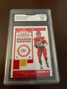 Patrick Mahomes II Chiefs 2019 Rookies & Stars Precision Passers # PM Graded 10 - Bild 1 von 2