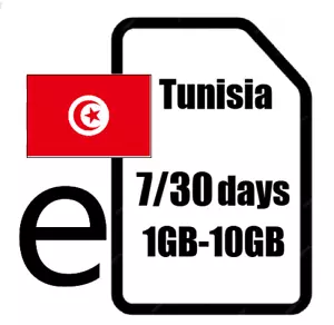 Tunisia eSIM 1GB - 10GB - DIGITAL Travel eSIM | Affordable Internet - Picture 1 of 1