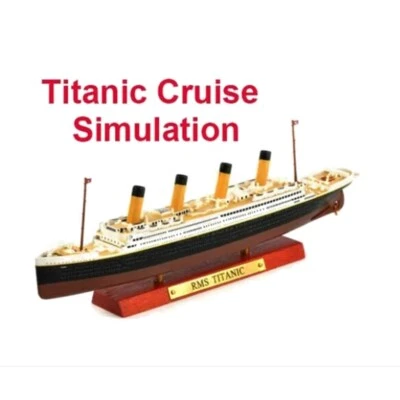 Atlas 1:1250 Collectible Rms Titannic Cruise Ship Model Toy Alloy Boat Replica - Image 1 of 4