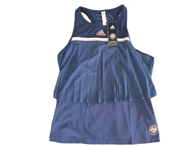 adidas Roland Garros Damen Tank Top Größe XL -NEU- CE0388 Tennis