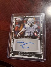 AHMAD GARDNER Jets SIGNED 2022 Sage Artistry SILVER Autograph SP RC AUTO Sauce