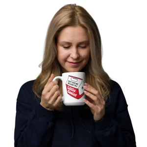 Taza blanca brillante divertida Don't Hate Me Just Because I'm A Little Cooler - Imagen 1 de 5