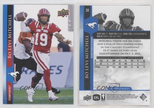 2021 Upper Deck CFL Blue Bo Levi Mitchell #30