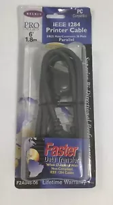 BELKIN PRO SERIES IEEE 1284 PARALLEL PRINTER CABLE DB25 MALE/CENTRONICS 36 MALE - Picture 1 of 3
