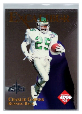 1995 Collector's Edge Excalibur 22K Sword Stone Silver Charlie Garner #23 TC8797 - Image 1 of 2