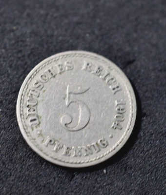 GERMANY 1904 5 PFENNIG - Image 1 of 4
