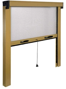 ZANZARIERA A RULLO KIT RIDUCIBILE PER FINESTRA 234 COLORE BRONZO VARIE MISURE - Foto 1 di 1