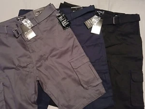NEU MIT ETIKETT PAKET MIT 3 BLU ROCK NEW YORK HERREN CARGO SHORTS STRETCHSTOFF GRÖSSE 38 - Bild 1 von 10