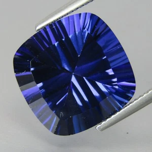 16.58Cts Classic 100% Natural Purple Violet Topaz Color Cushion Concave Cut VDO - Picture 1 of 6