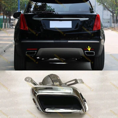 Stainless Steel Right Rear Exhaust Muffler Pipe Cover For Cadillac XT5 2017-2020 - Изображение 1 из 4
