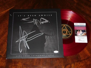 AARON LEWIS OF STAIND SIGNED IT'S BEEN AWHILE LIVE VINYL RECORD LP JSA COA!!! - Picture 1 of 1