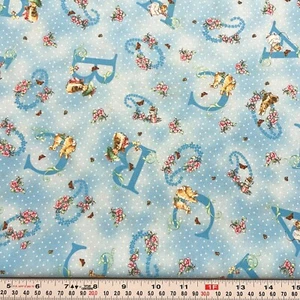 Beatrix Potter Frederick Warne 2007 Quilting Treasures Cotton by the HALF YARD - Picture 1 of 2