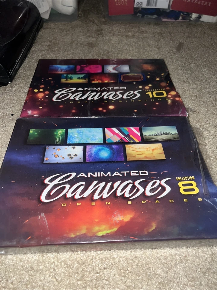 Digital Juice  Lot of 2 - Animated Canvases Collection 8 & 10 FACTORY SEALED - Image 1 of 2