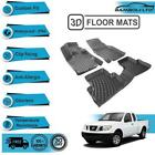 3D Molded Car Floor Mat for Nissan Navara Frontier 2005-2013(Black)