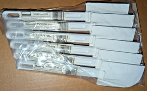 "6-Pack" Rubbermaid Commercial --"COLD TEMP"-- Scraper Spatula, White-9.5" SALE! - Picture 1 of 4
