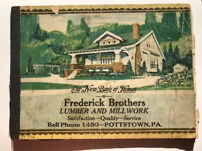 1925 Architectural Homes and Designs w/ Layouts by Fredrick Brothers Lumber - Image 1 of 4