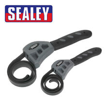 SEALEY AK6408 Strap Wrench Set Oil Filter Removal Tool