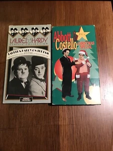 VHS Tapes Laurel & Hardy Classic Collection and Abbott & Costello Christmas Spec - Bild 1 von 5