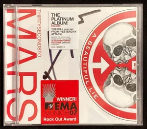 30 SECONDS TO MARS JARED LETO BAND SIGNED AUTOGRAMM CD COVER - Bild 1 von 4