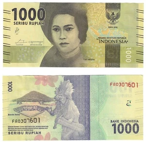 2016 (2018) Indonesia 1000 Rupiah P154a - UNC Banknote - Picture 1 of 1