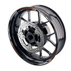 Orange Rush02 Rim 17" Wheel Decals Tape For Aprilia Tuono V4 1100 Rr 15-21 20