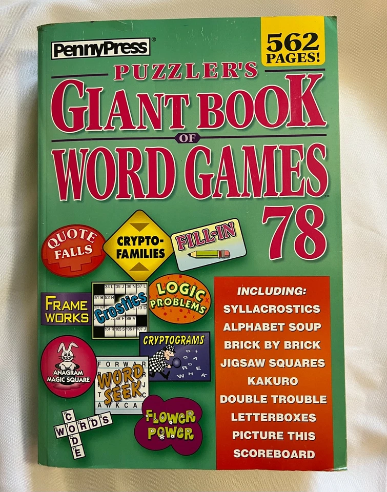 Puzzler's Giant Book of Word Games #78 2021 - Image 1 of 1