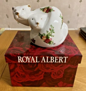 ** Otter Figur - Royal Albert Old Country Roses - Neu im Karton - sehr selten ** - Bild 1 von 10